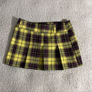ASOS plaid mini skirt 12